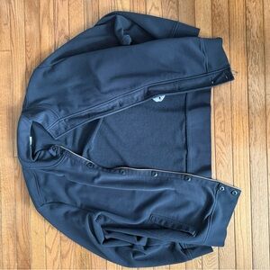 BMW Men's Navy Blue Button-Up Jacket